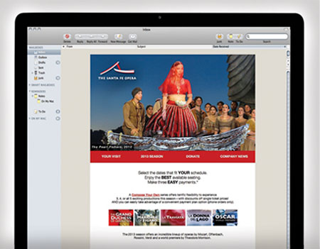 Santa Fe Opera Email Newsletter